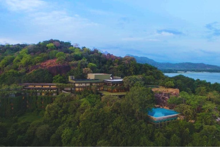 Portrait of Geoffrey Bawa, pioneer of Tropical Modernism and modern architecture, celebrated Sri Lankan architect with global influence