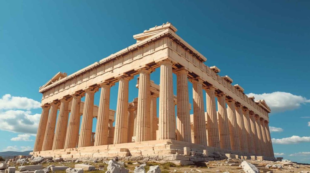 the Doric Order -Temple of Hephaestus in Athens, the best-preserved Doric temple