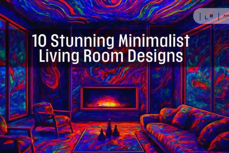 Scandinavian minimalist living room with white walls and natural wood furniture.