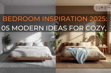 Cozy minimalist bedroom with neutral tones, organic textures, and warm lighting for ultimate relaxation in 2025.